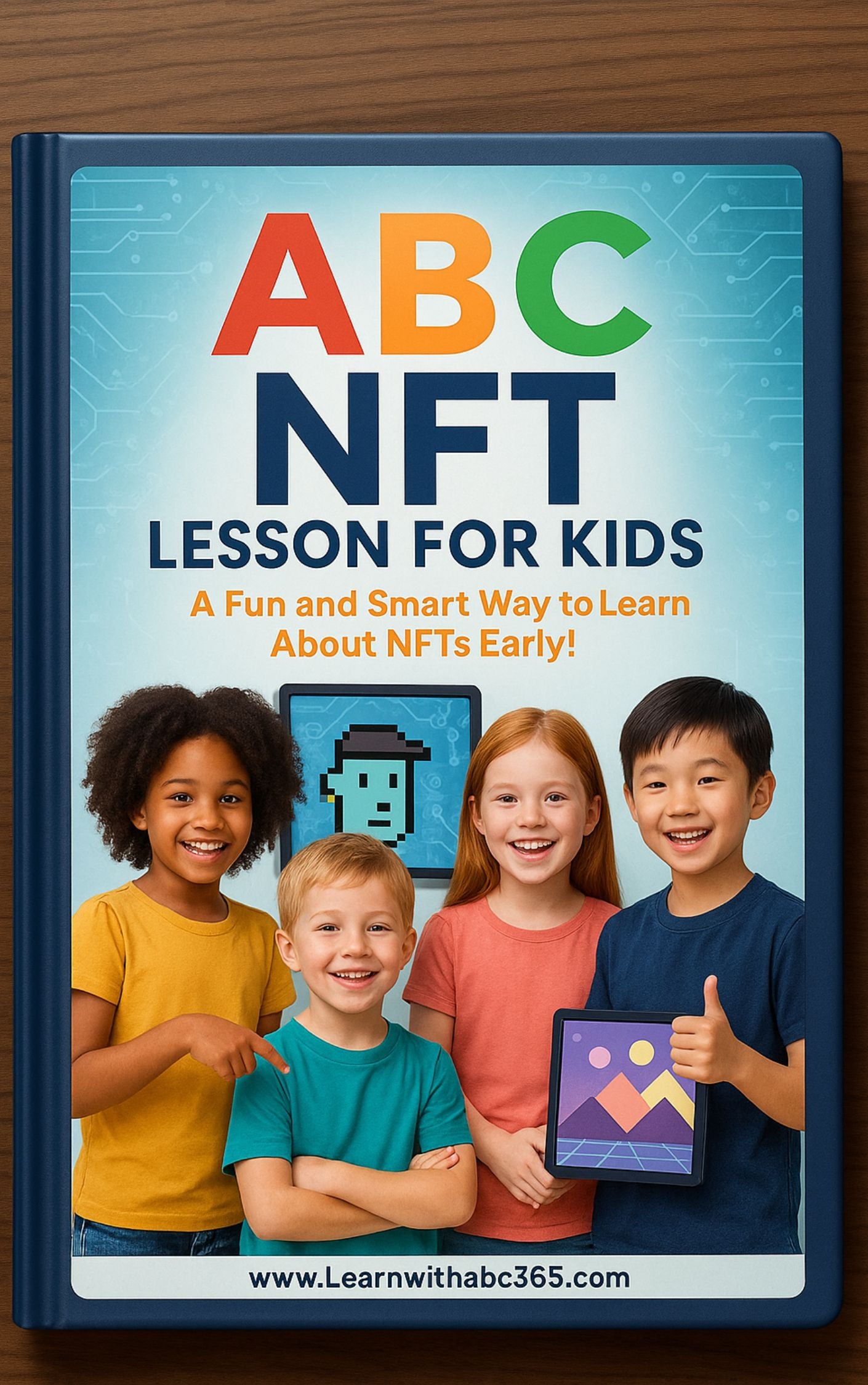 Learn With ABC: NFT Lesson for Kids, Fun Digital Ownership & Technology Fill-in-the-Blanks eBook